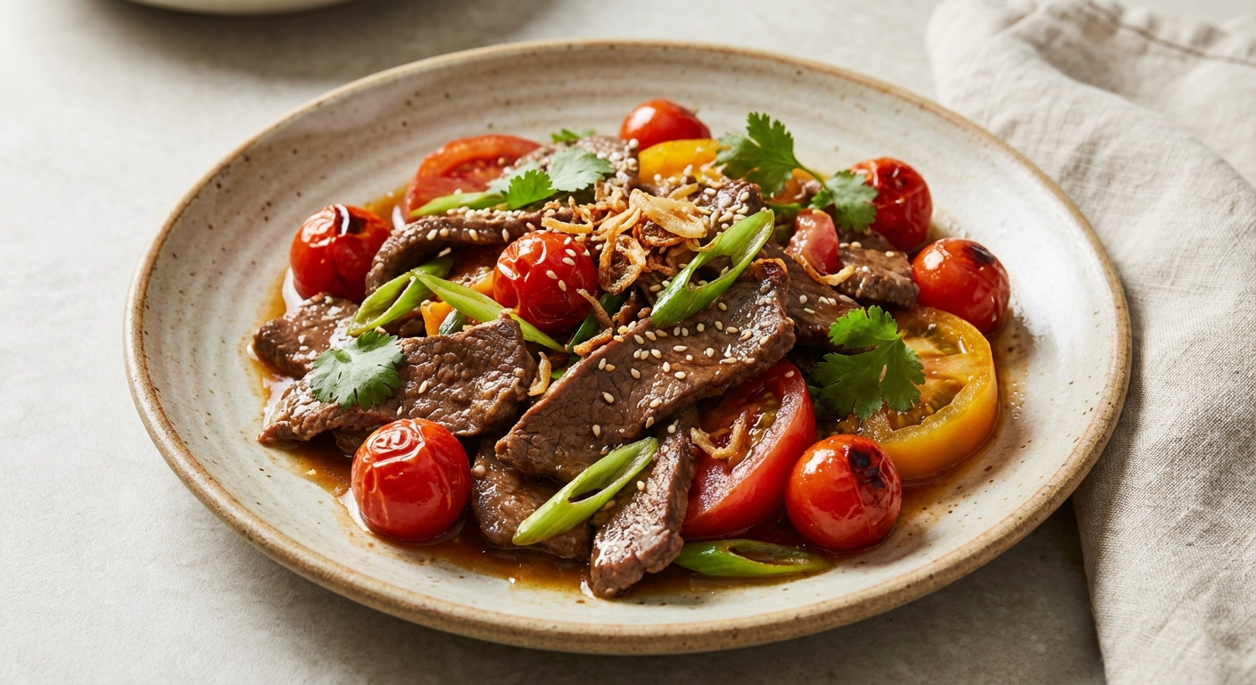 Beef and Tomato Stir-fry