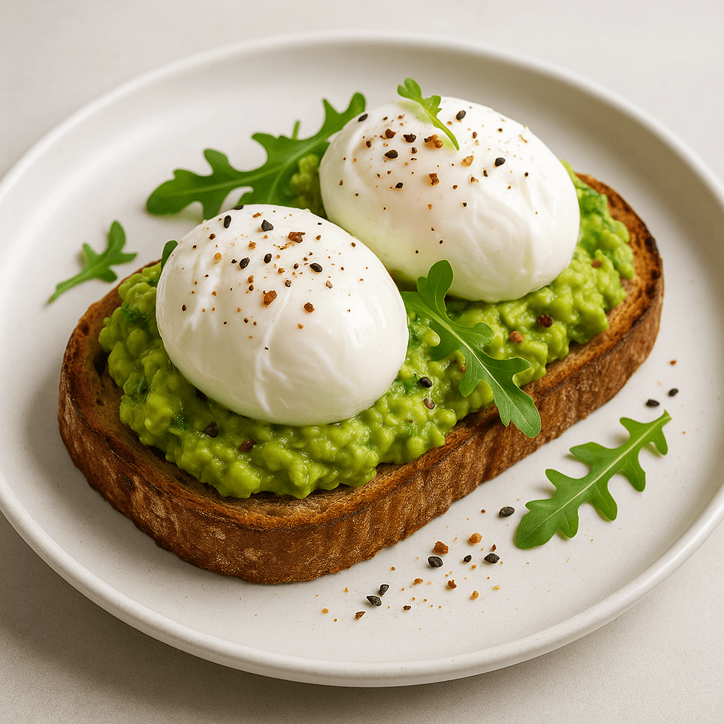 Avocado Toast with Poached Eggs