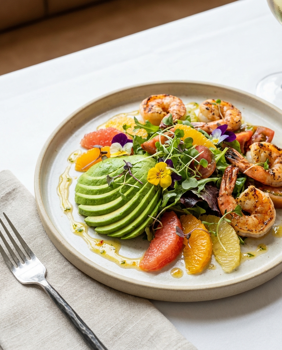 Shrimp & Avocado Salad with Citrus Vinaigrette