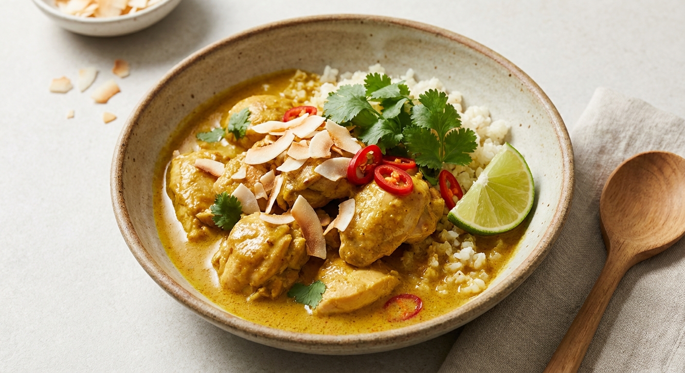 Keto Coconut Chicken Curry