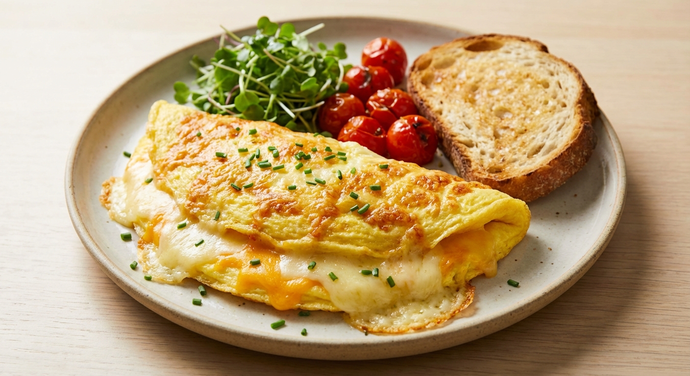 Cheesy Cheese Omelette