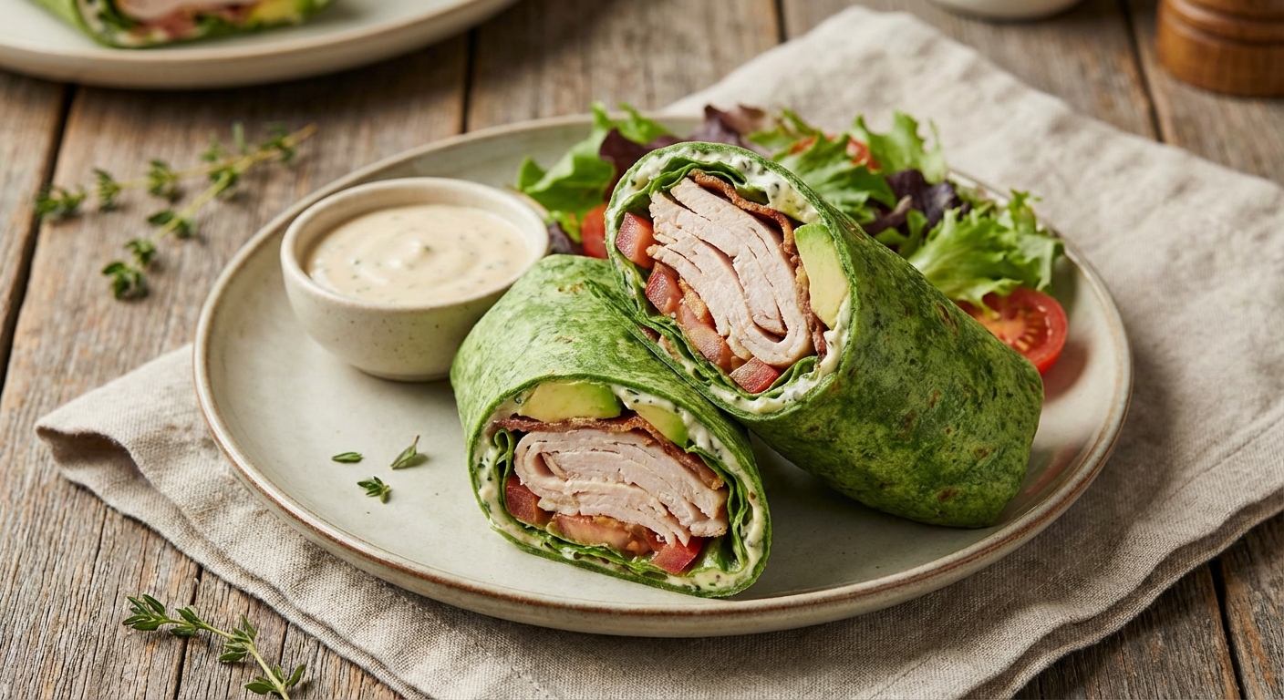 Turkey and Avocado Wraps