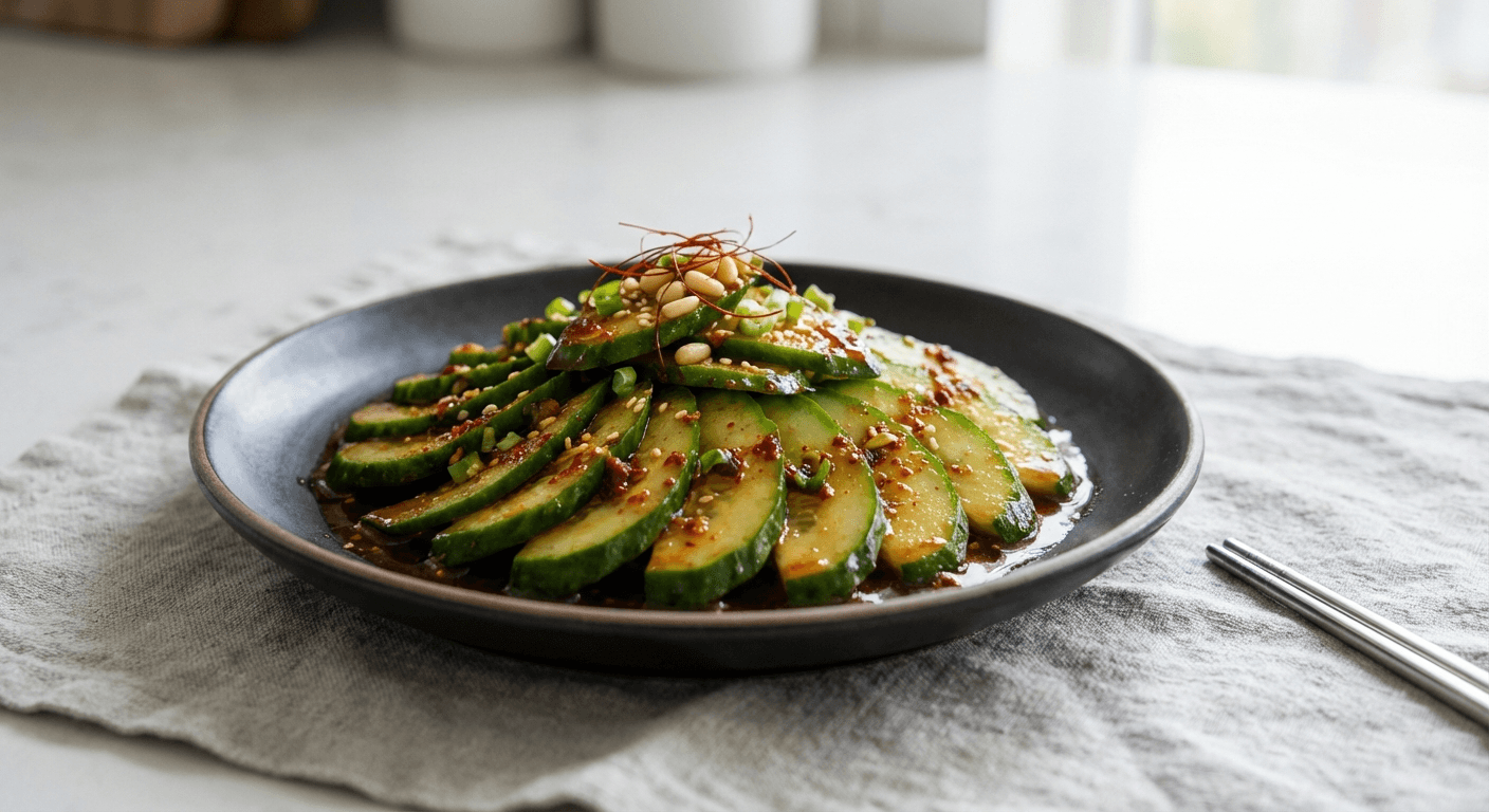 Spicy Korean Cucumber Punchun