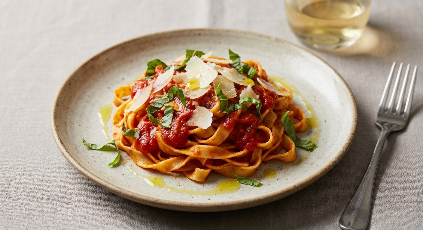 Pasta with Tomato & Basil