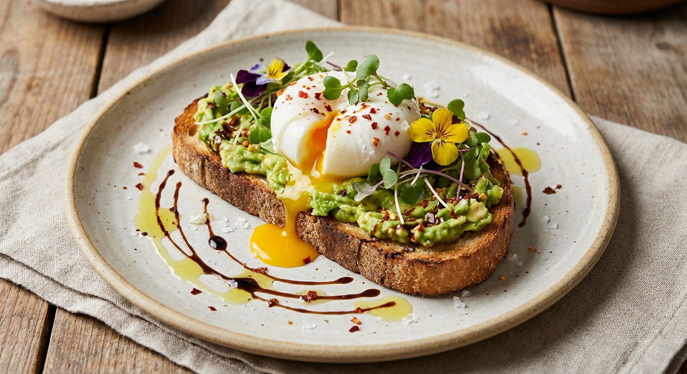 Avocado Toast with Poached Egg