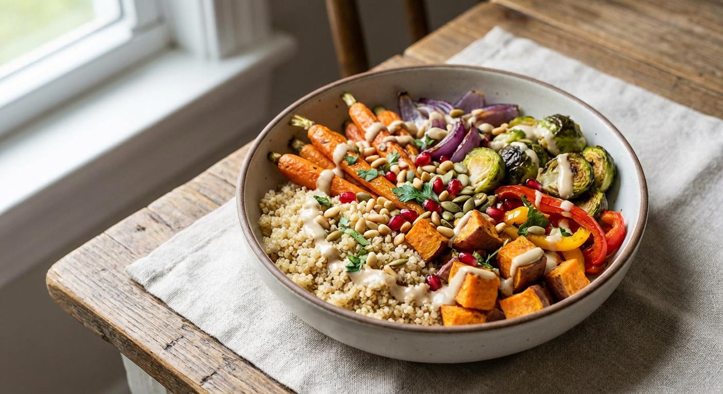 Roasted Vegetable Quinoa Bowl