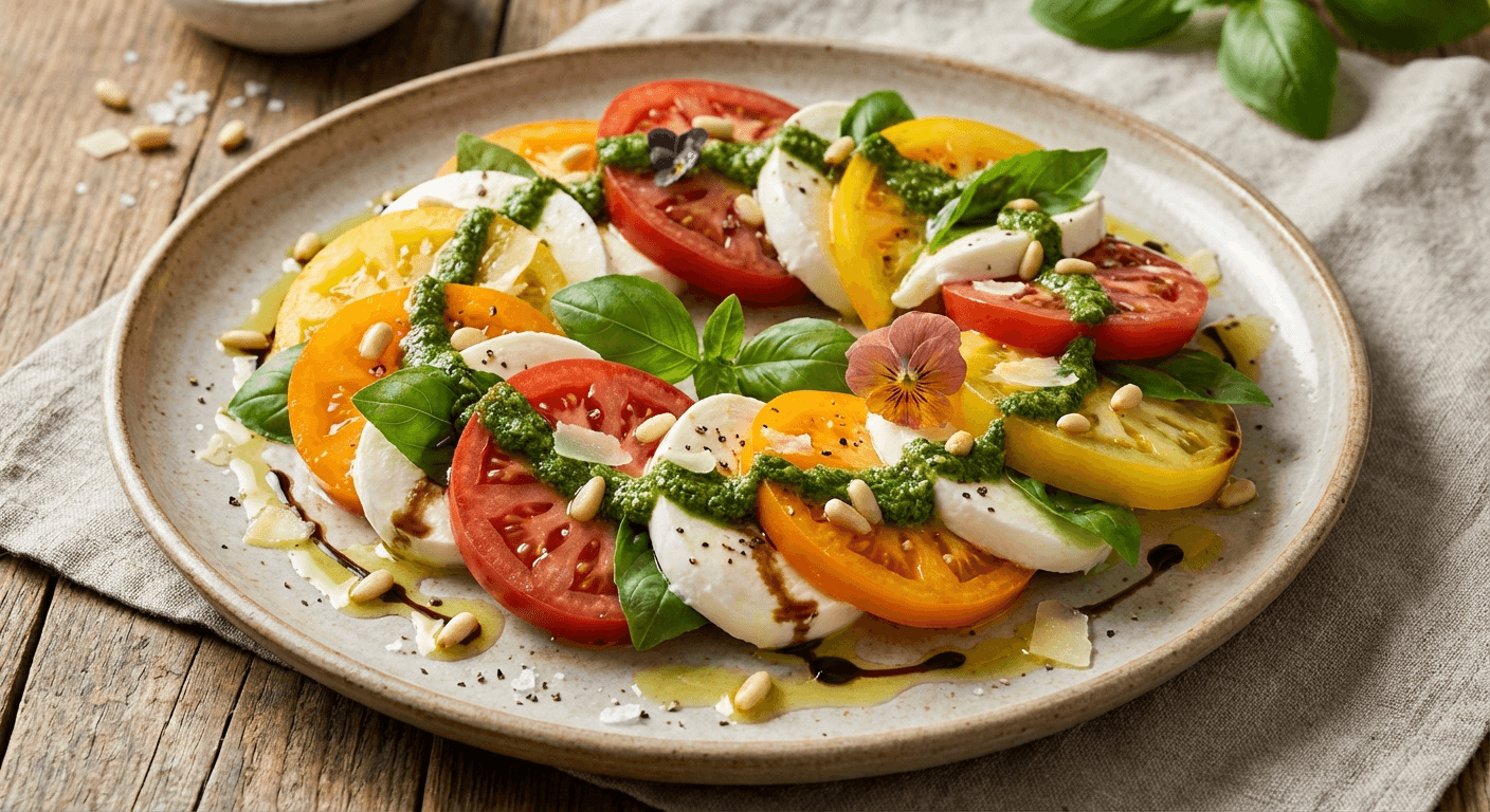 Caprese Salad with Pesto