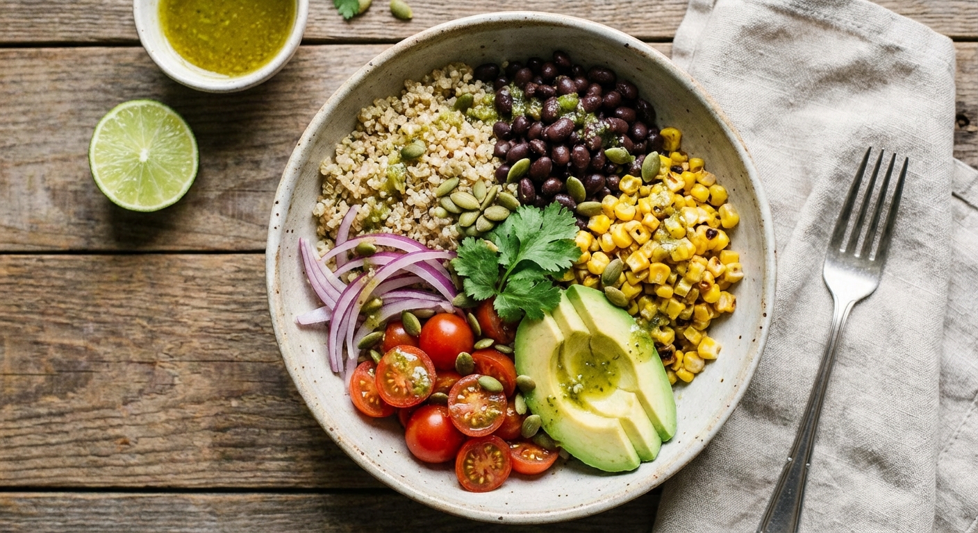 Quinoa, Black Bean, and Corn Salad