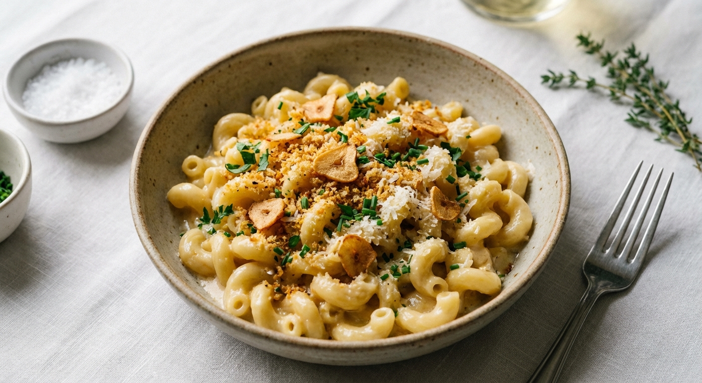 Creamy Garlic Macaroni