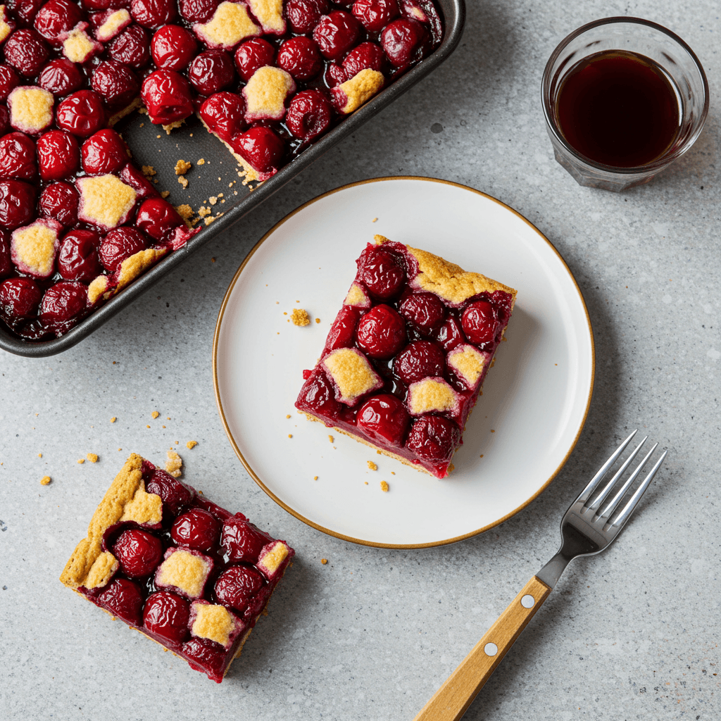 Cherry Pie Bars - Delicious Homemade Recipe