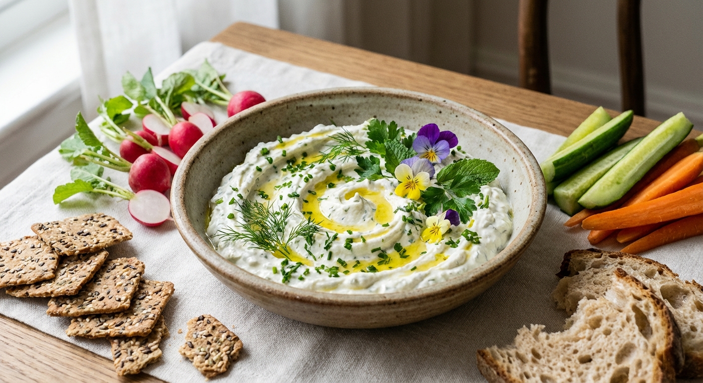 Herby Cottage Cheese Dip
