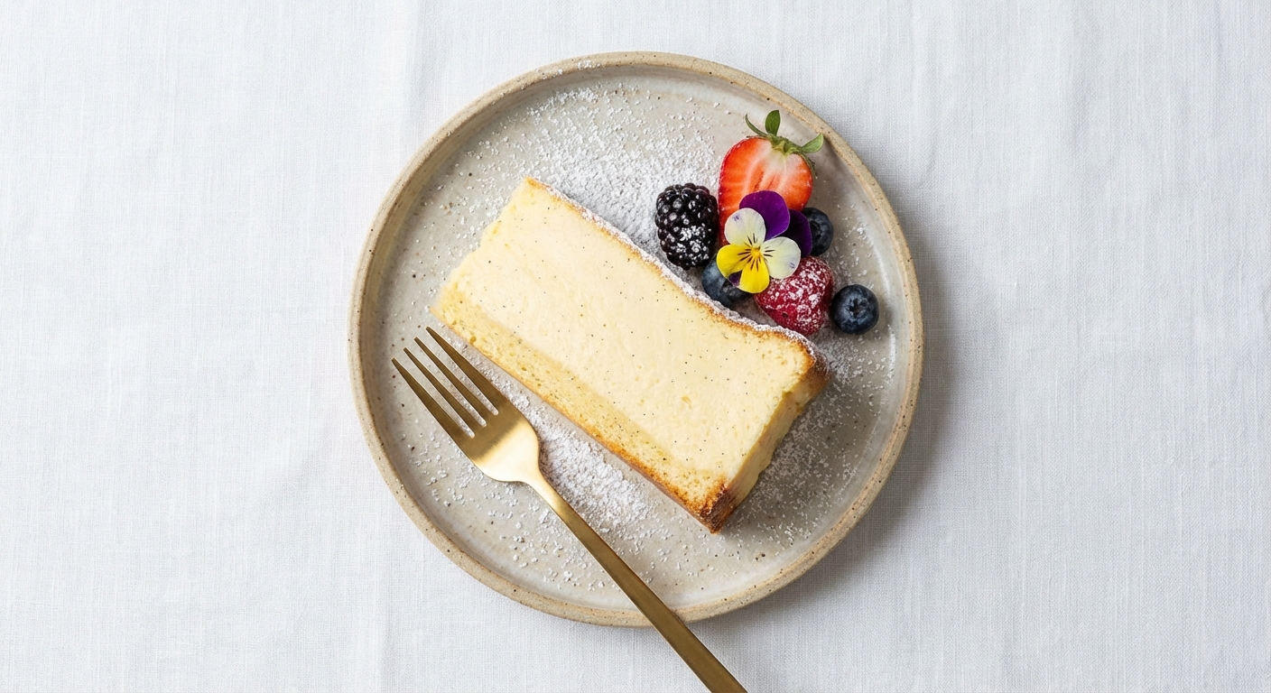 Vanilla Bean Custard Cake