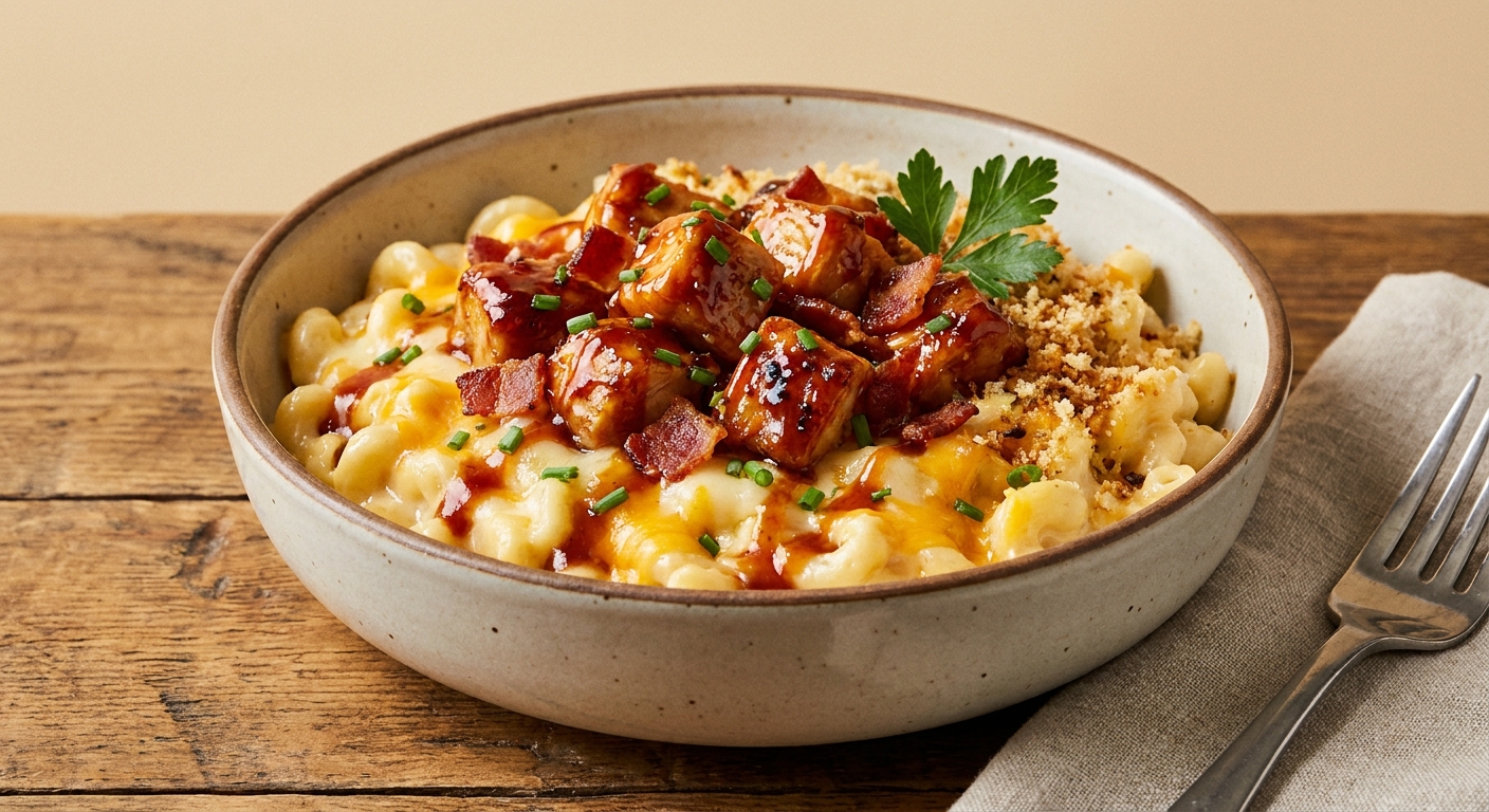 Honey BBQ Chicken Mac & Cheese