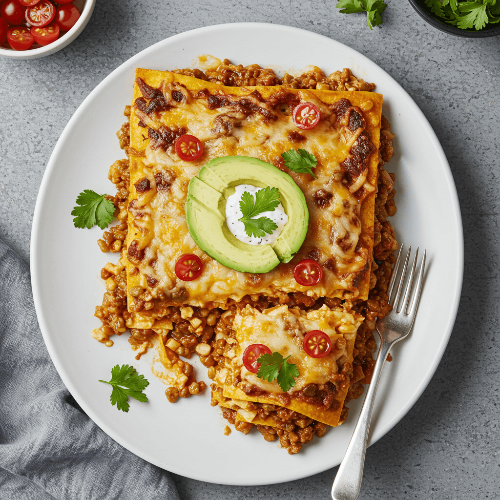 Taco Lasagna - Delicious Homemade Recipe