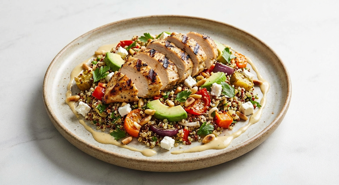 Grilled Chicken Quinoa Salad