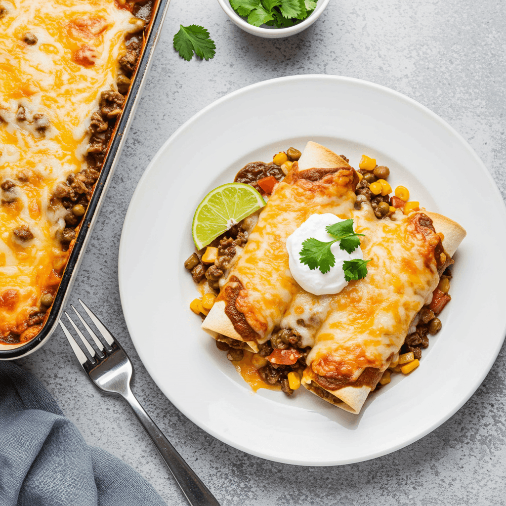 Easy Chicken Enchiladas - Delicious Homemade Recipe
