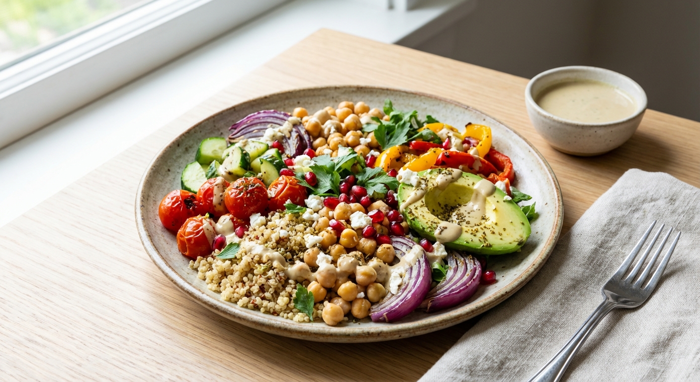 Quinoa Chickpea Salad