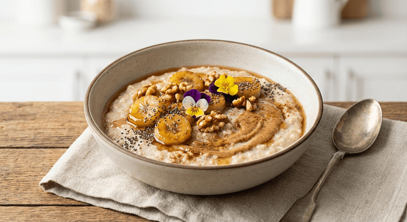 Vegan Banana Oatmeal