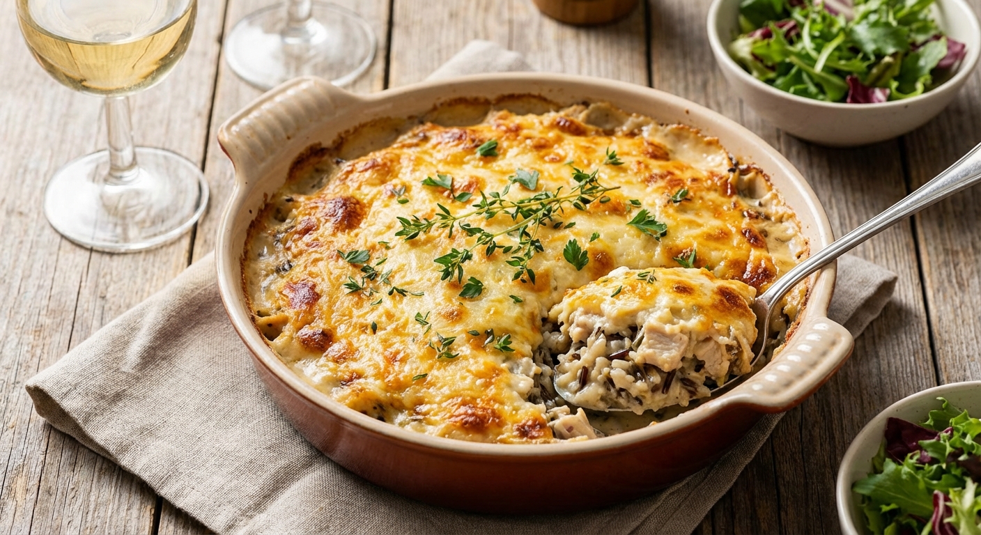 Creamy Chicken and Rice Casserole