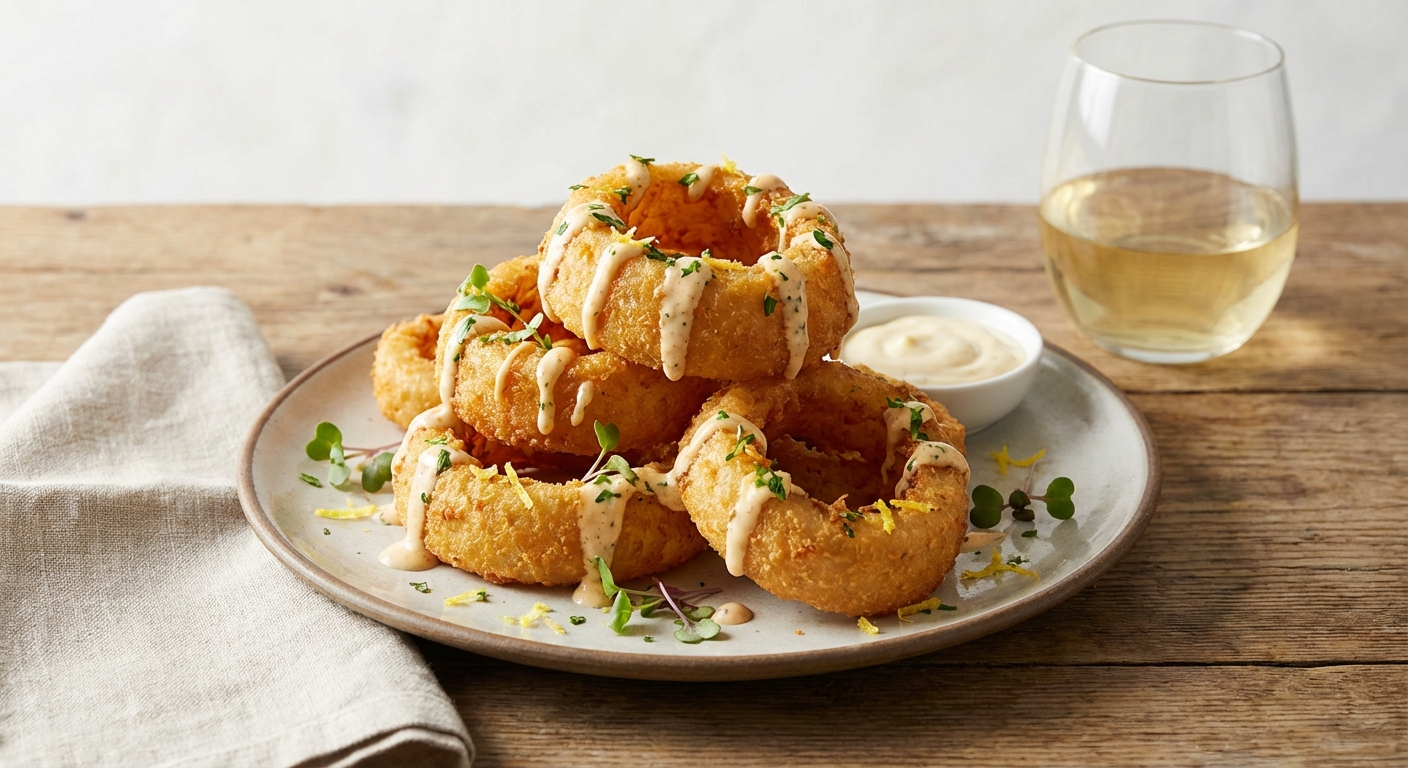 Shrimp-Stuffed Onion Rings