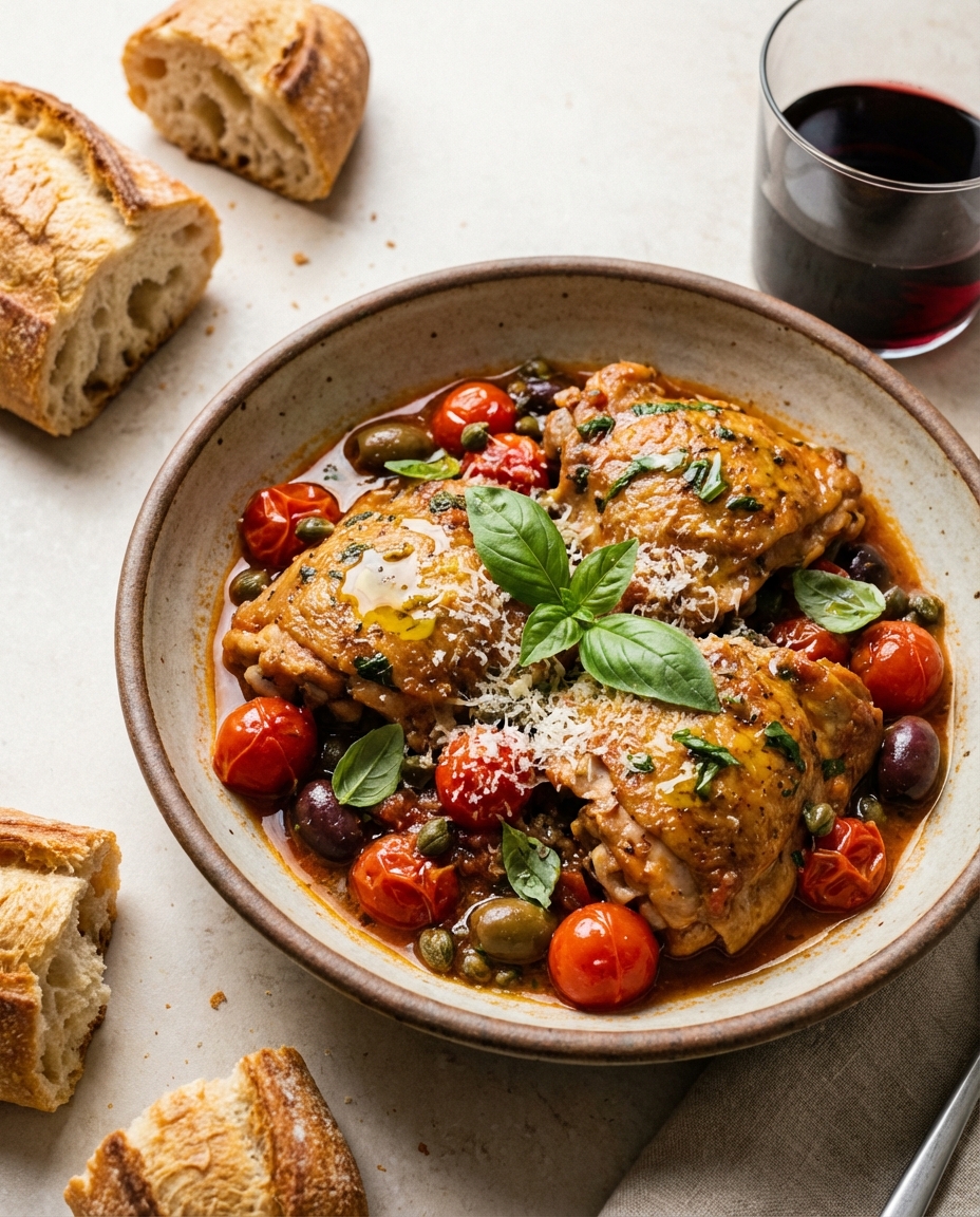 Crockpot Chicken Tomato Stew