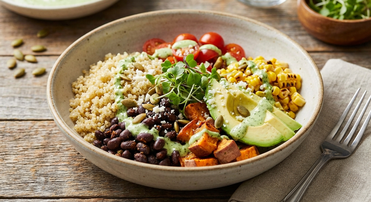 Quinoa and Black Bean Bowl