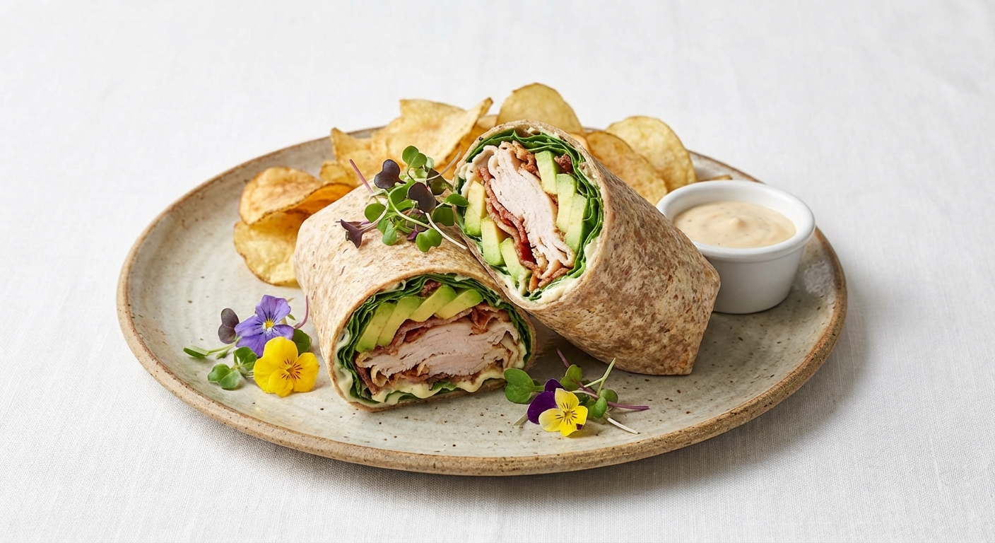Turkey & Avocado Whole-Grain Wrap