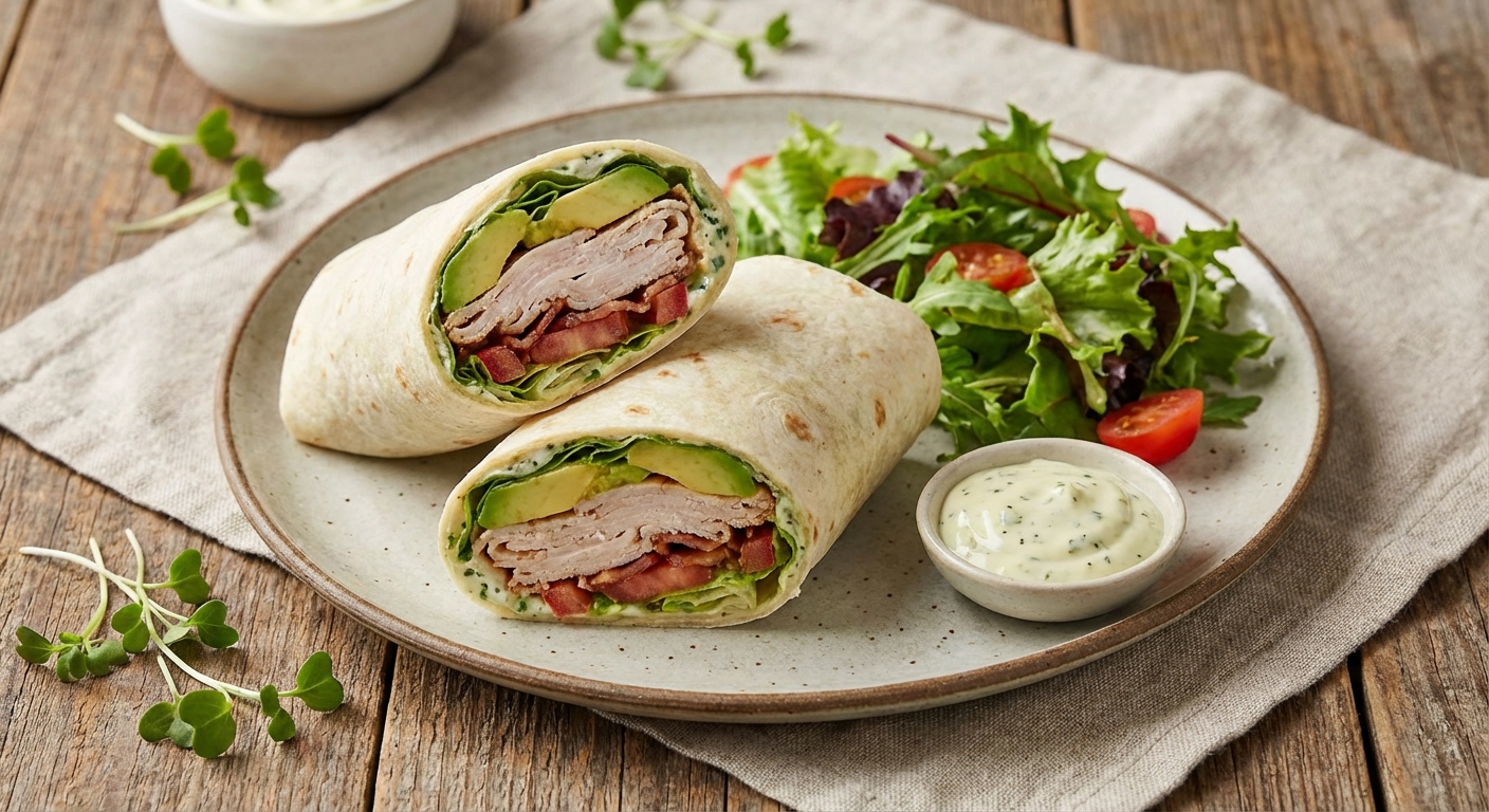 Turkey and Avocado Wrap