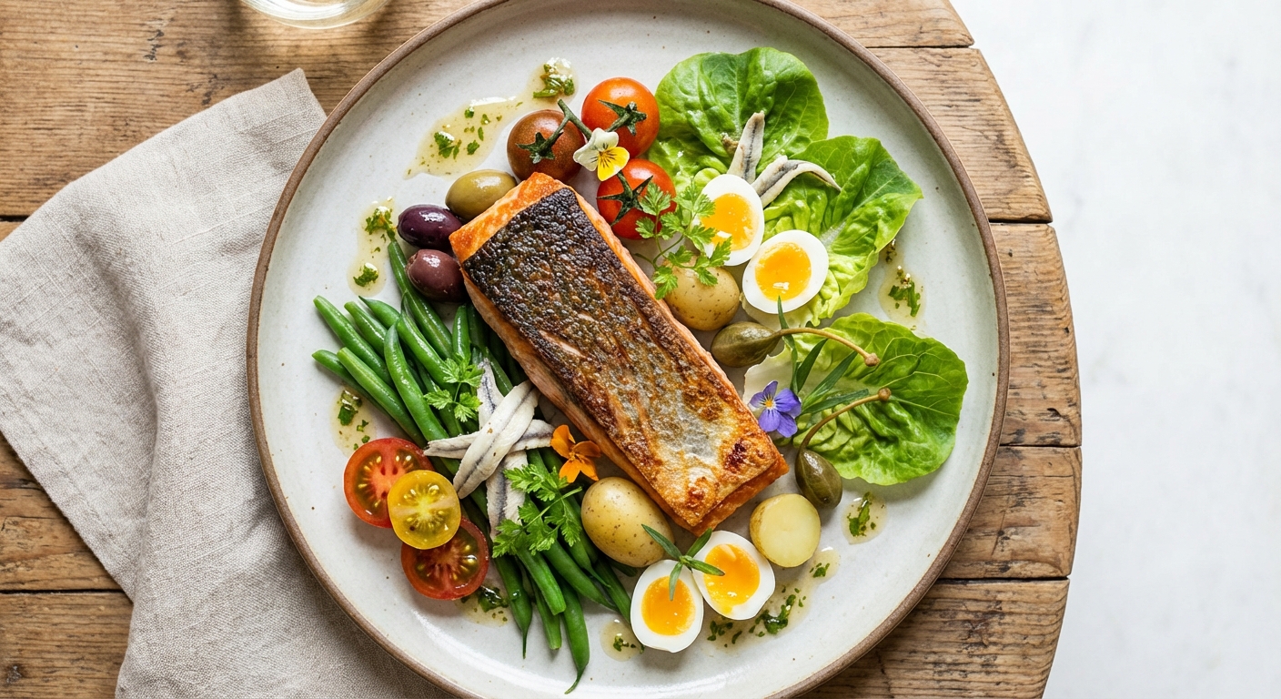 Salmon Niçoise Salad