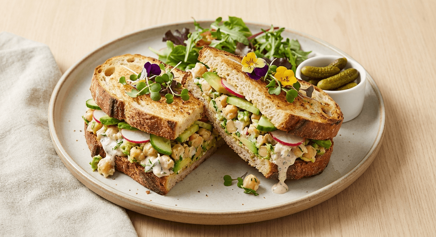 Chickpea Salad Sandwich
