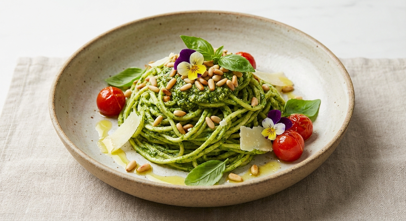 Zucchini Noodles with Pesto