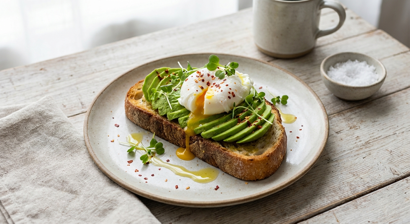 Avocado Toast with Poached Egg