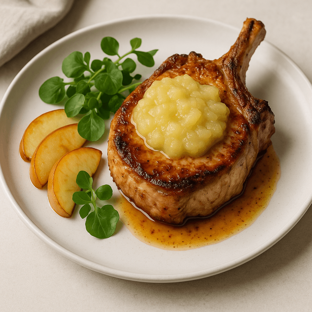 Pork Chops with Apple Sauce