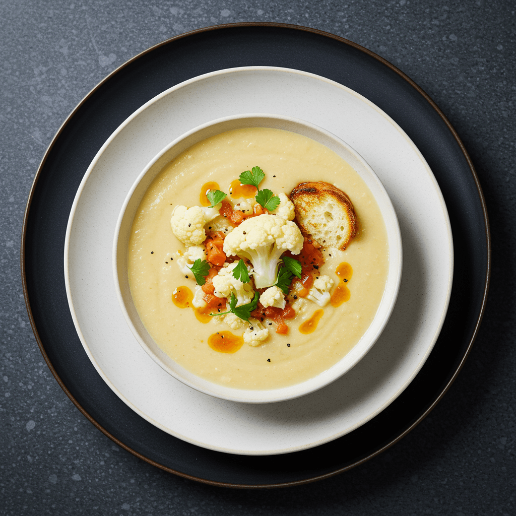 Cheesy Cauliflower Soup - Delicious Homemade Recipe