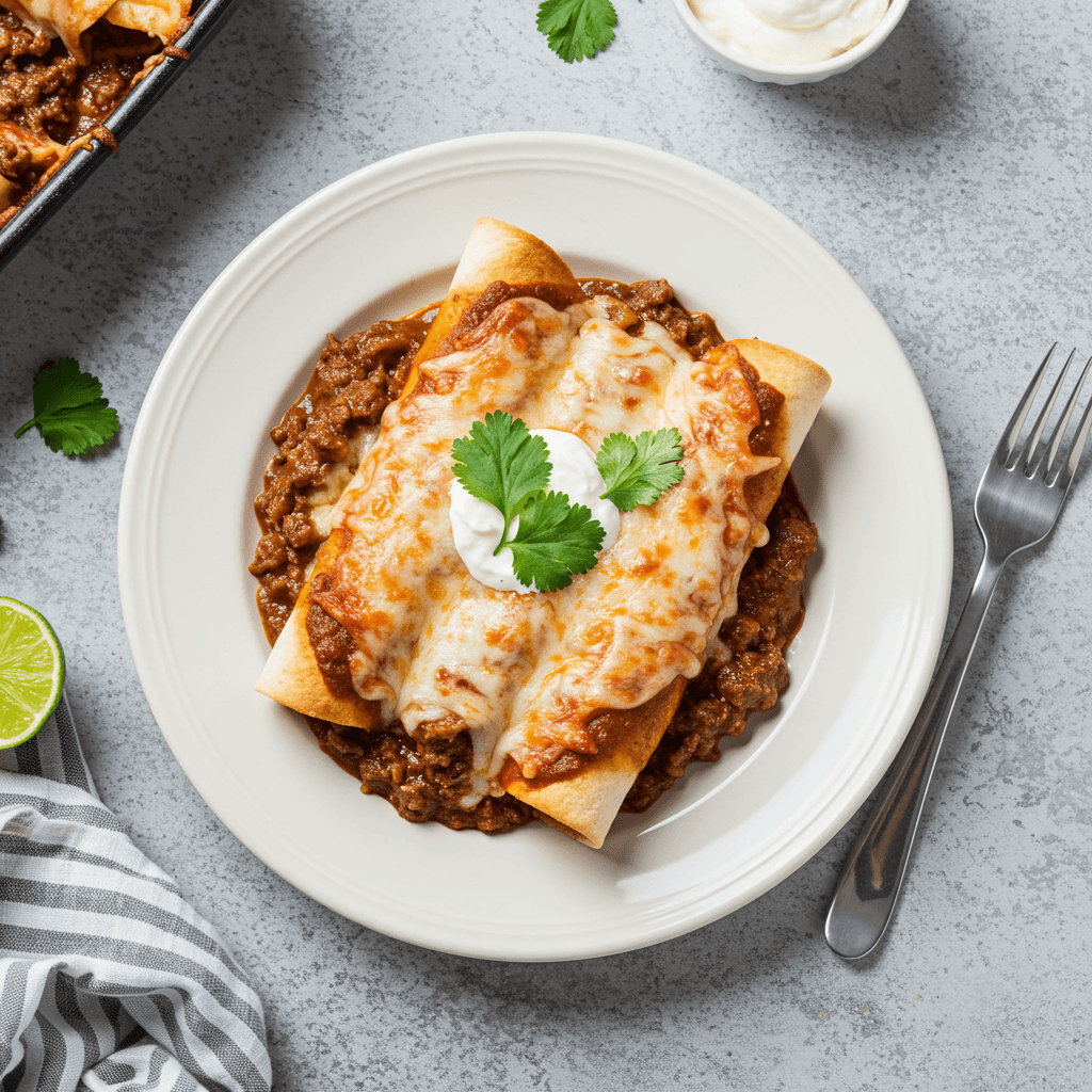 Classic Beef Enchiladas - Delicious Homemade Recipe