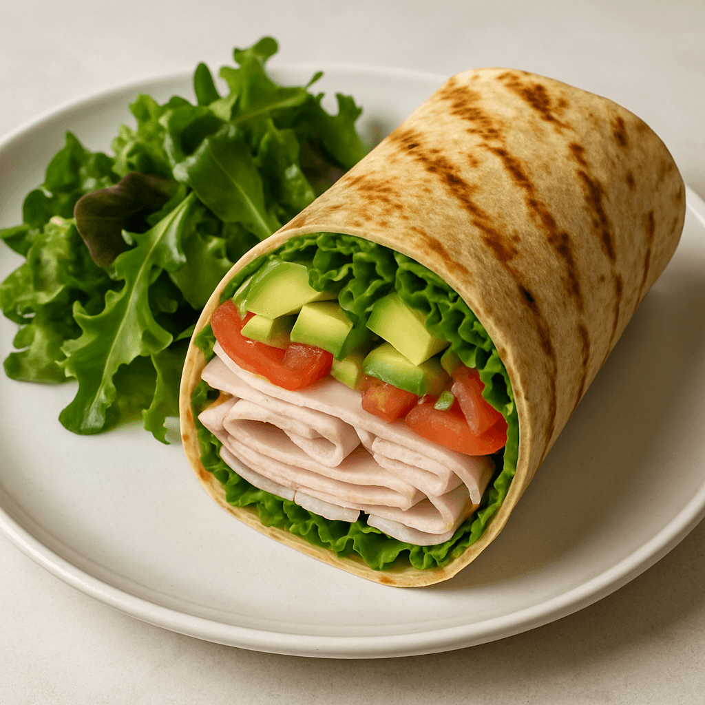 Turkey and Avocado Wrap