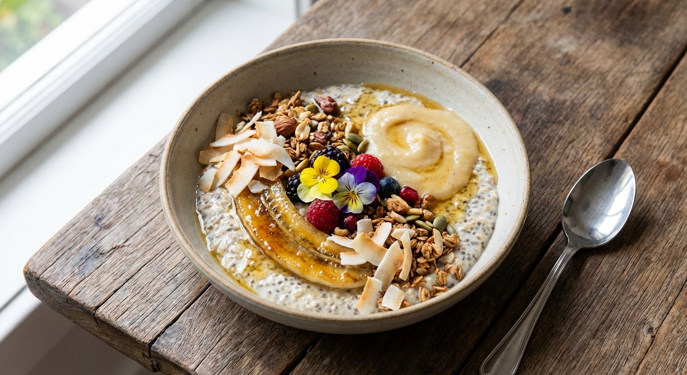 Banana Chia Overnight Oats