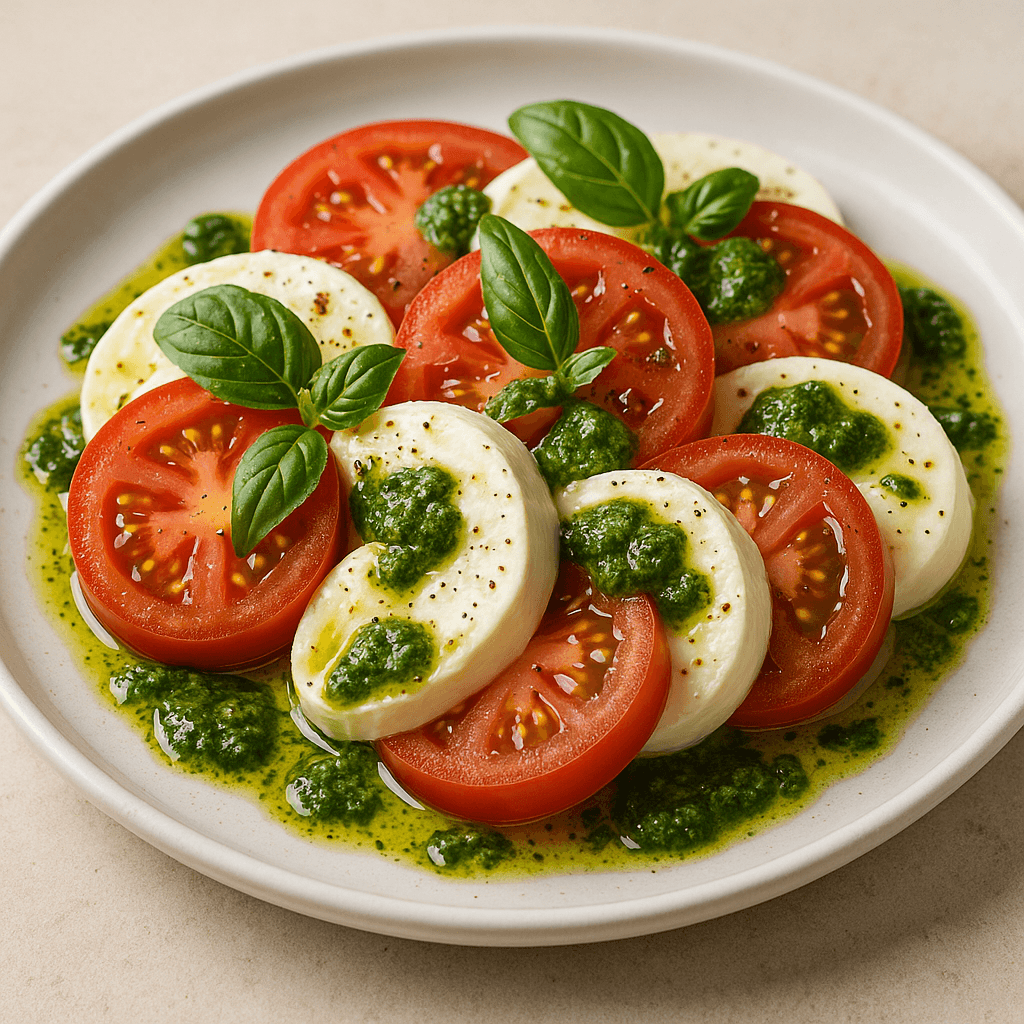 Caprese Salad with Pesto