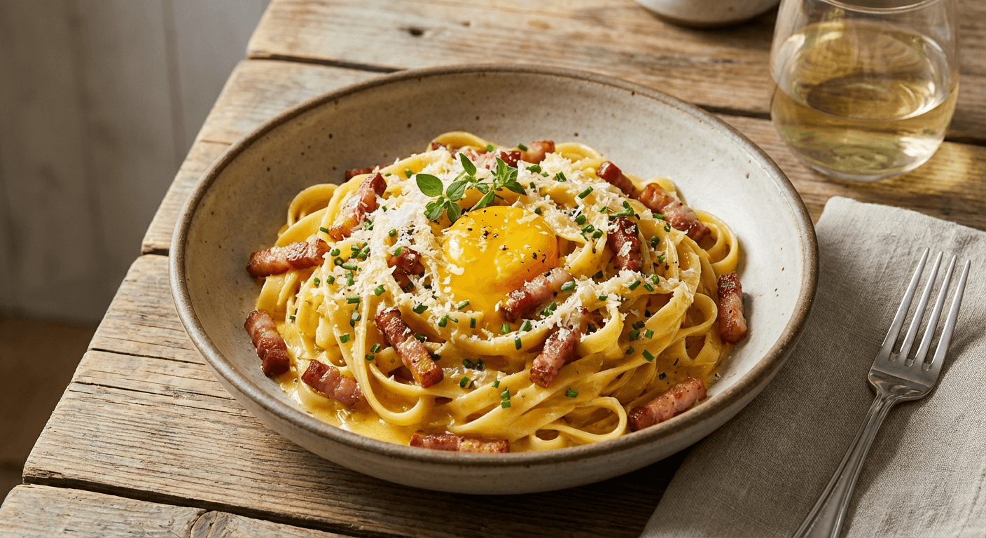 Creamy Bacon One Pot Pasta