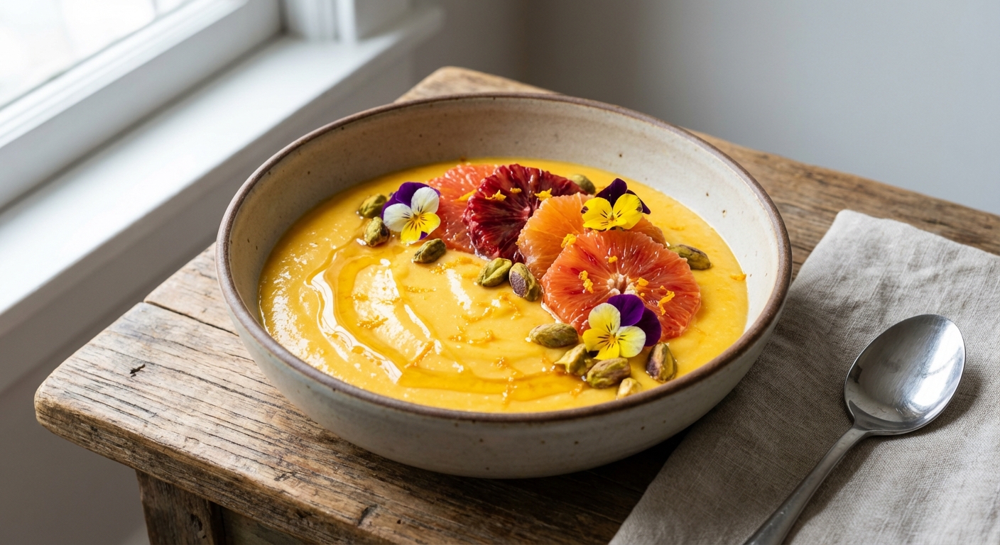 Orange Yogurt Breakfast Custard