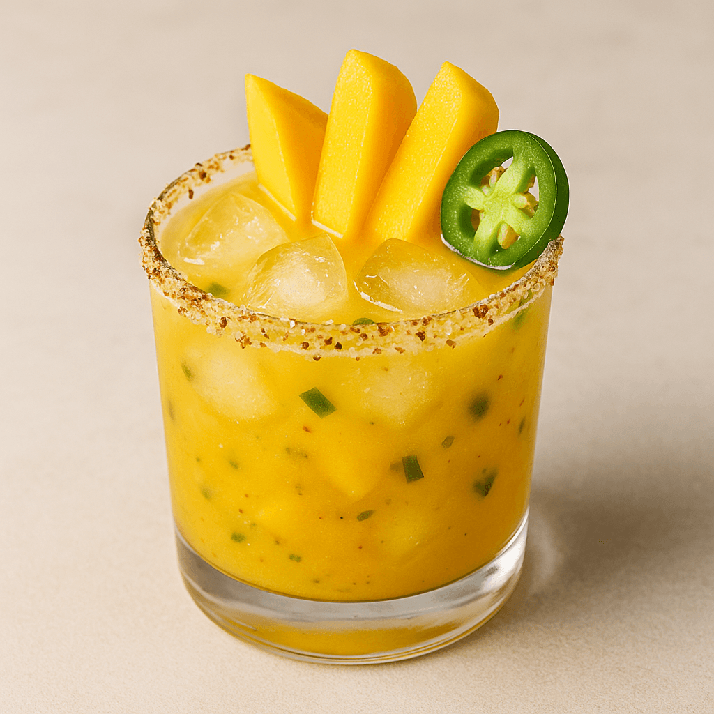 Margaritas con Mango y Jalapeño