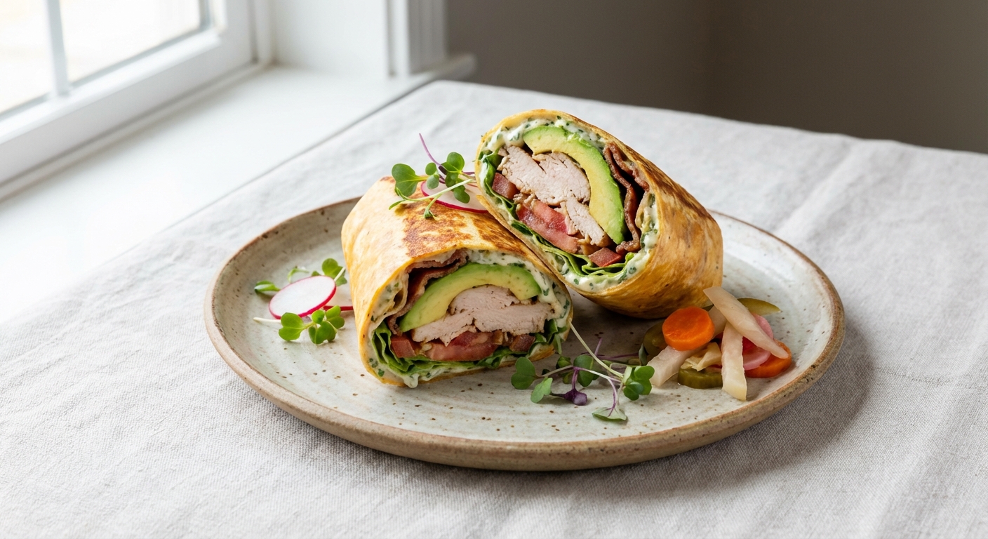 Turkey and Avocado Wrap