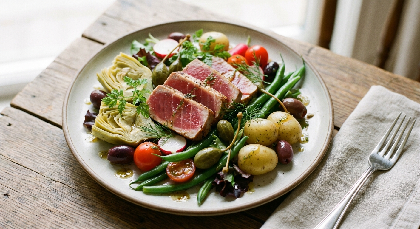 Tuna Niçoise-Style Salad (Egg-Free)