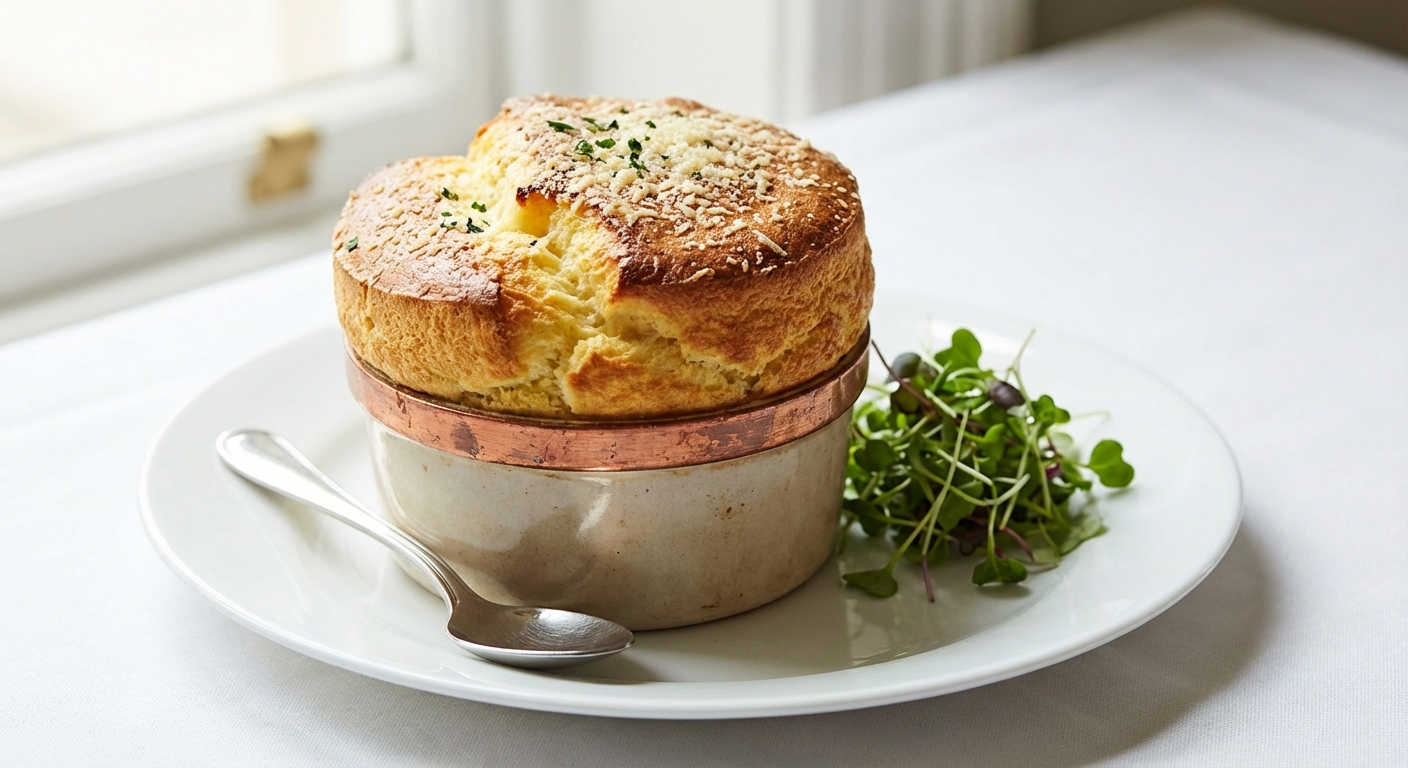Classic French Cheese Soufflé