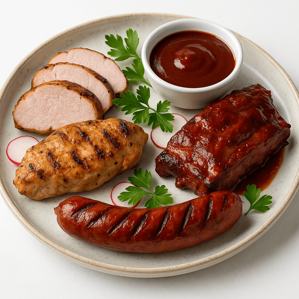 Malý talíř jen maso