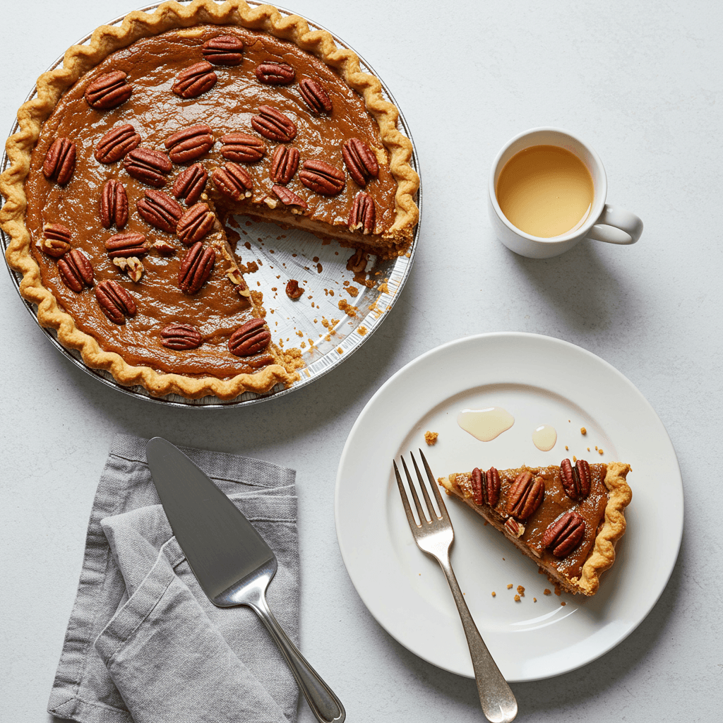 Pecan Cheesecake Pie - Delicious Homemade Recipe