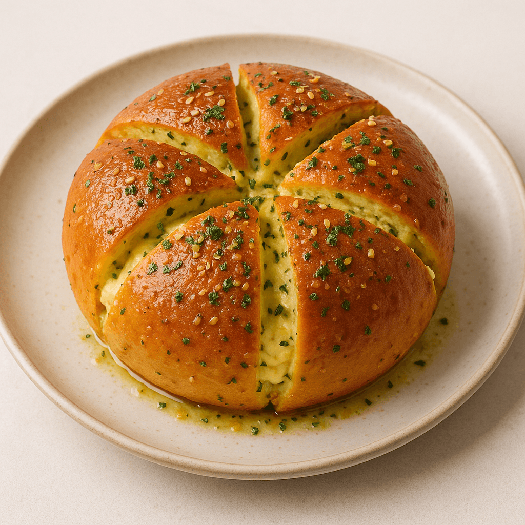 Korean Garlic Salt Bread