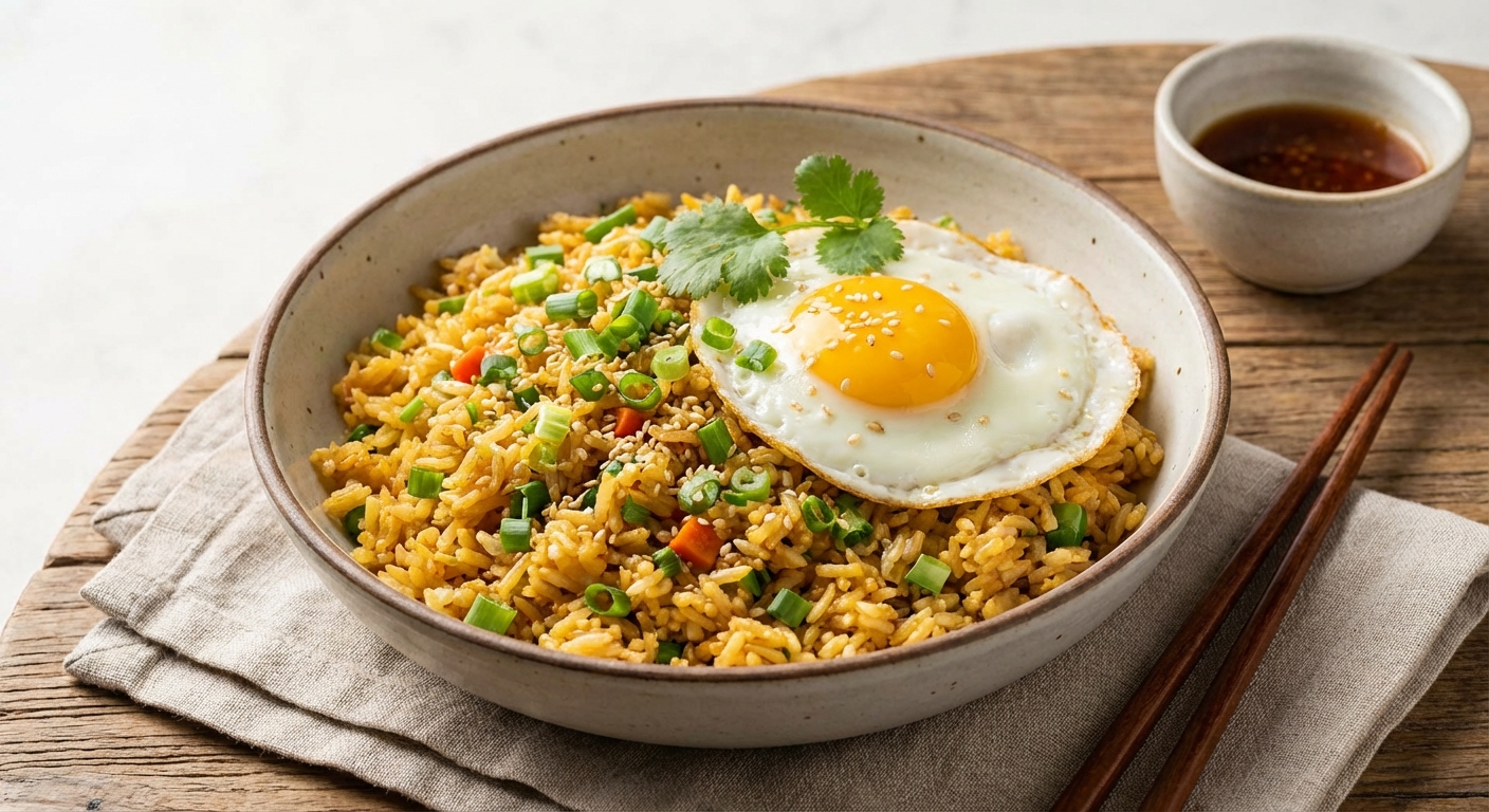 Vegetable Fried Rice with Egg