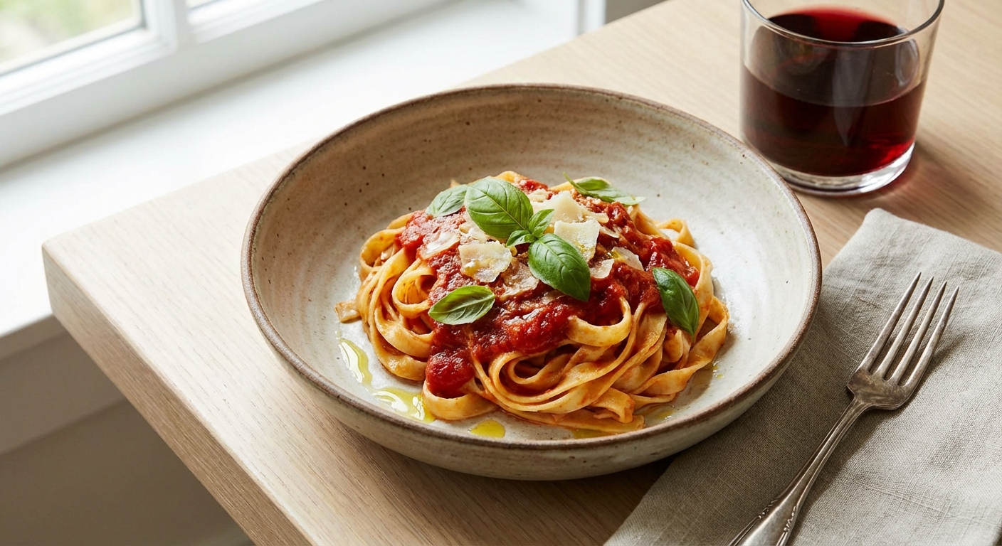 Pasta with Marinara Sauce