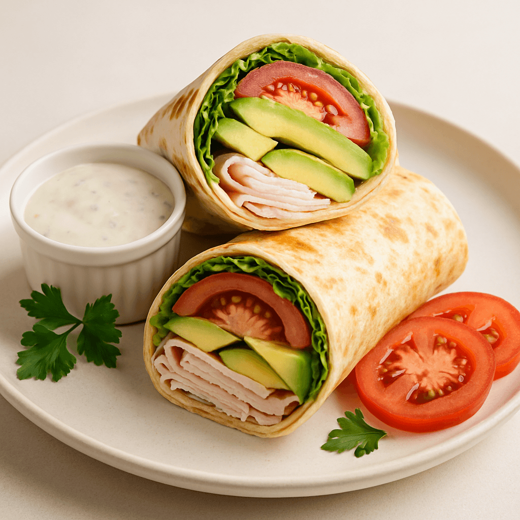 Turkey and Avocado Wrap